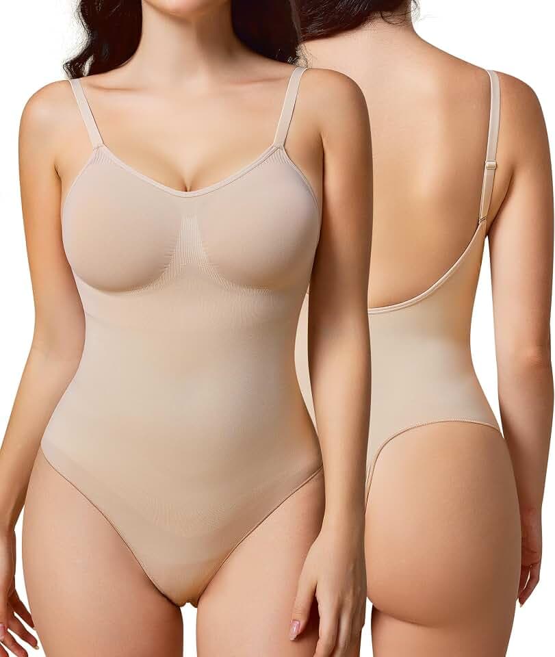 BRABIC Damen Slimming Bodysuit for Women Tummy Control Nahtloser Shapewear Body für Frauen Bauchkontrolle