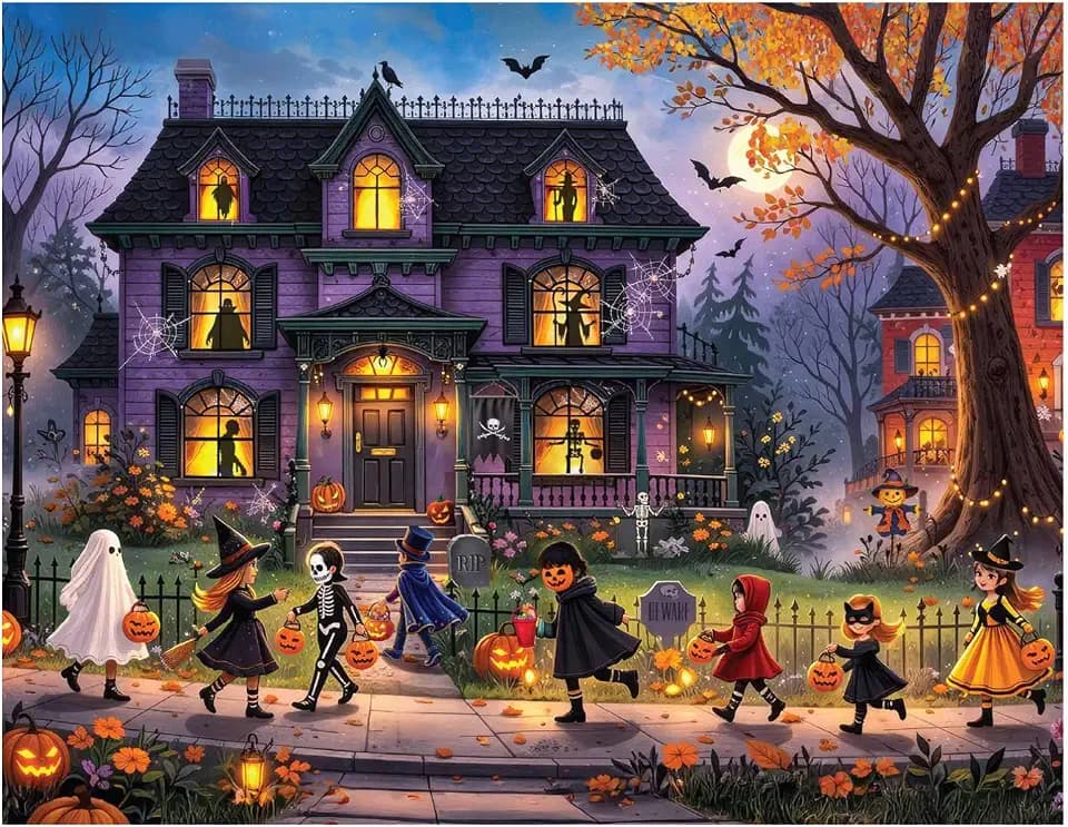 Springbok House of Spooky Treats 1000 Piece Jigsaw Puzzle