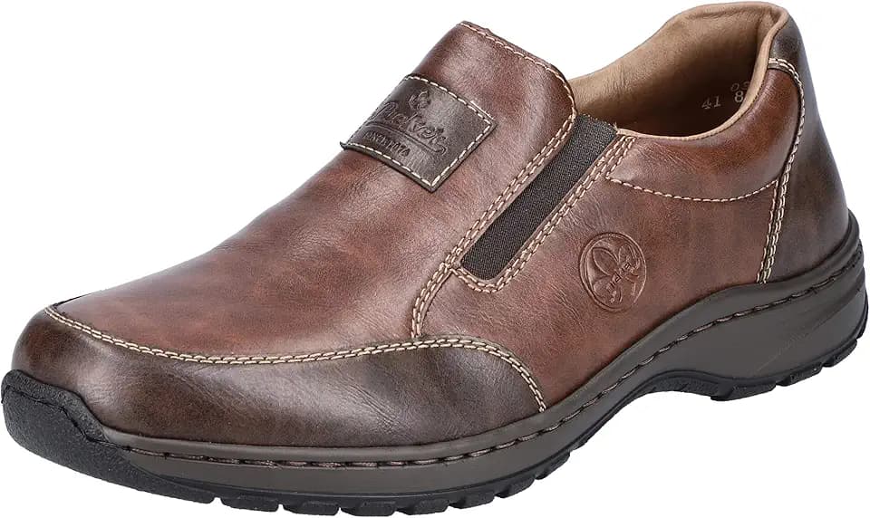 Rieker 03354-26 Herren Slipper Synthetik braun braun