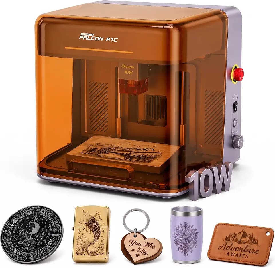 Creality Falcon A1C 10W Laser Graviermaschine mit AI-Kamera & Autofokus