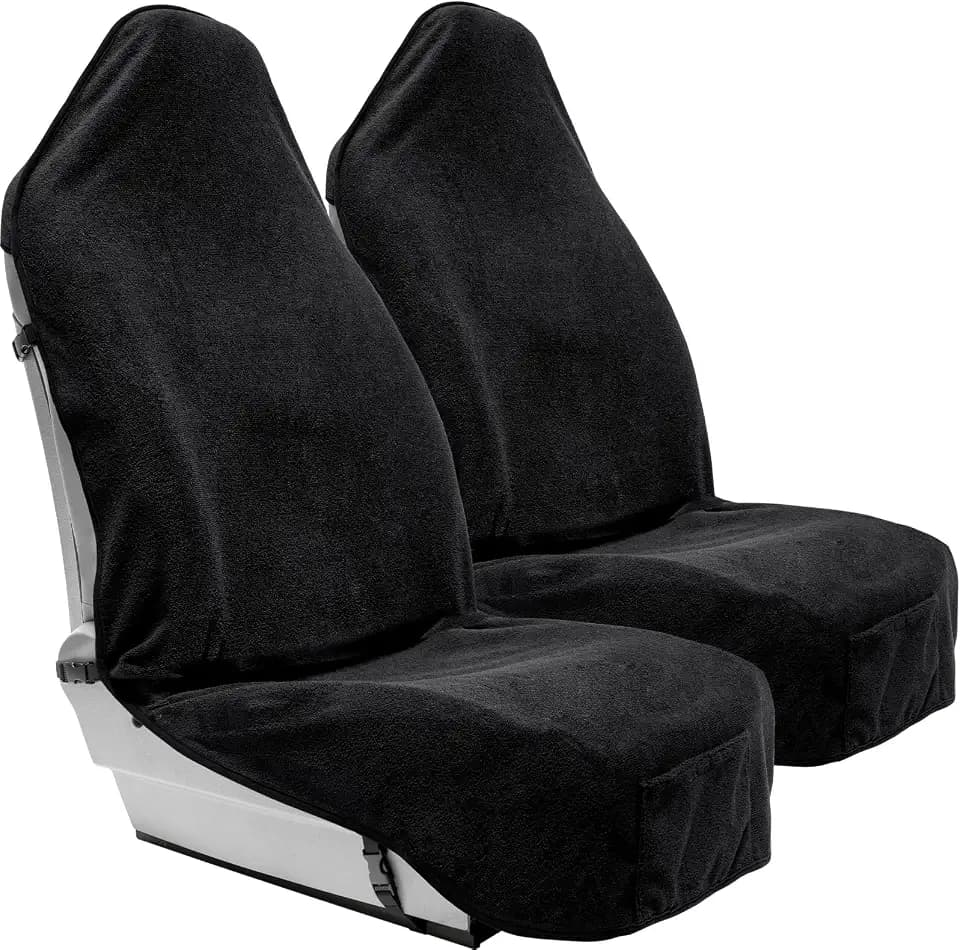 Season Guard Waterproof Towel Seat Cover,Universal Fit Non-Slip Front Cover