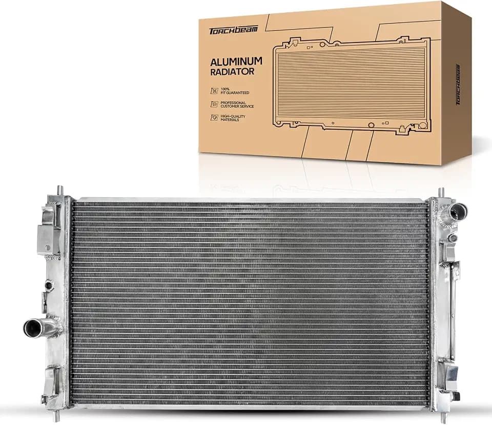 Torchbeam Replacement Engine Radiator for 2007-2016 Patriot, 2007-2016 Compass, 2008-2014 Avenger, 2011-2014 200, 2007-2012 Caliber, 2007-2010 Sebring Transmission Oil Cooler Included CU2951