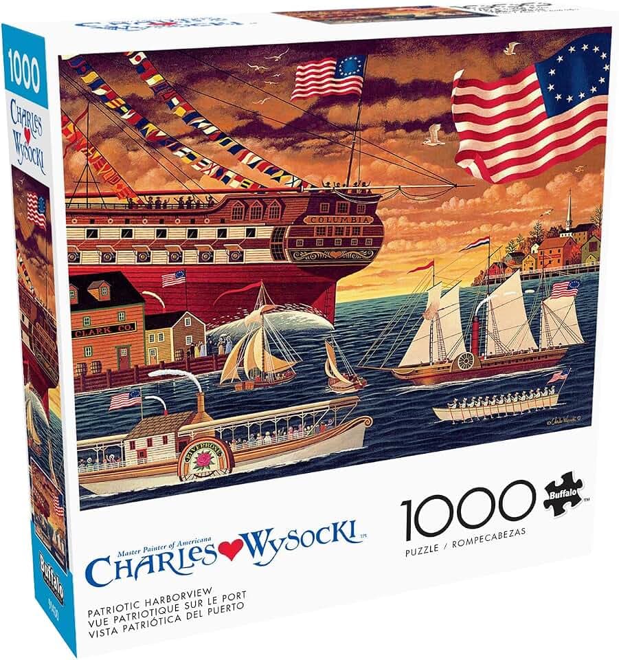 Buffalo Games Wysocki Harborview Jigsaw Puzzles for Adults 1000 Pieces