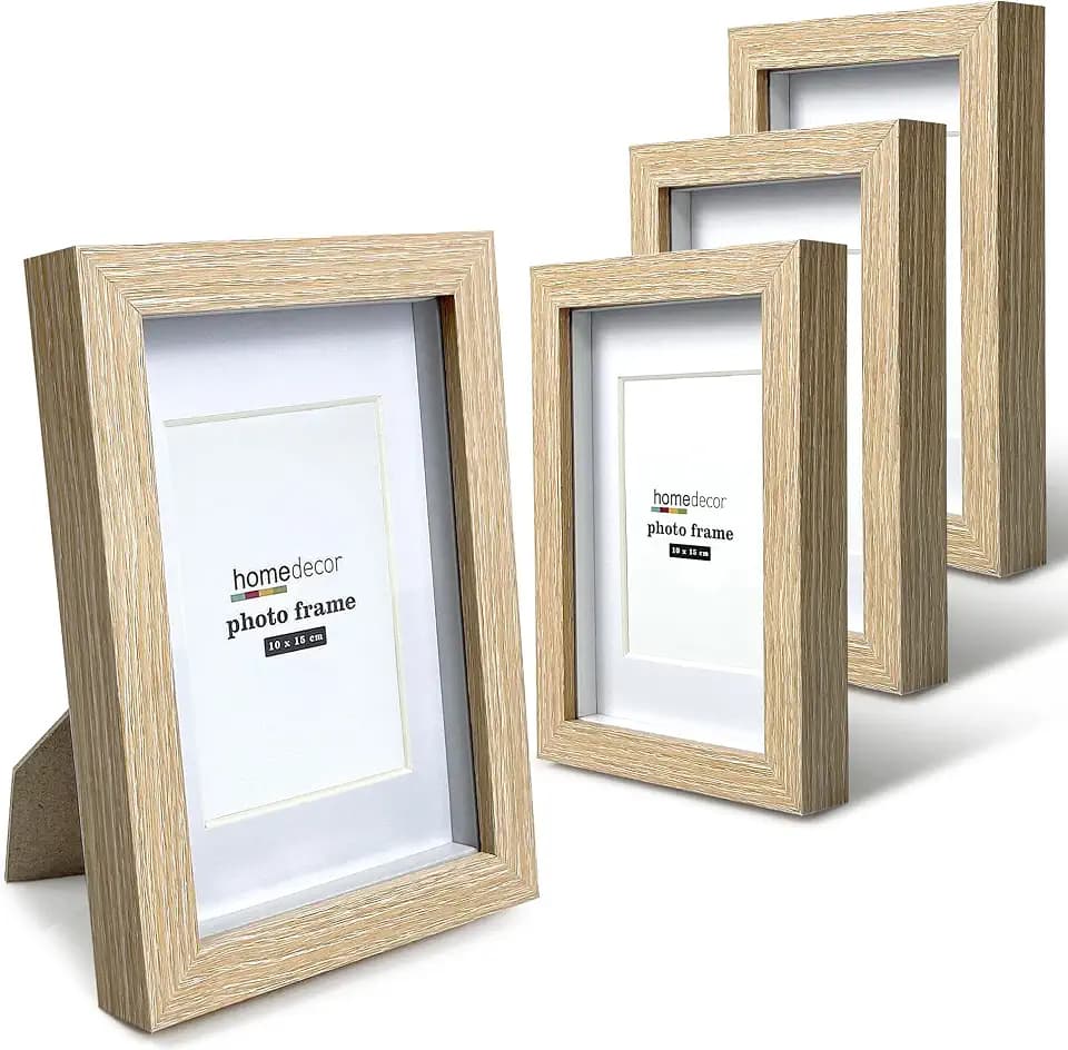 4x6 Shadow Box Picture Frame with Real Tempered Glass