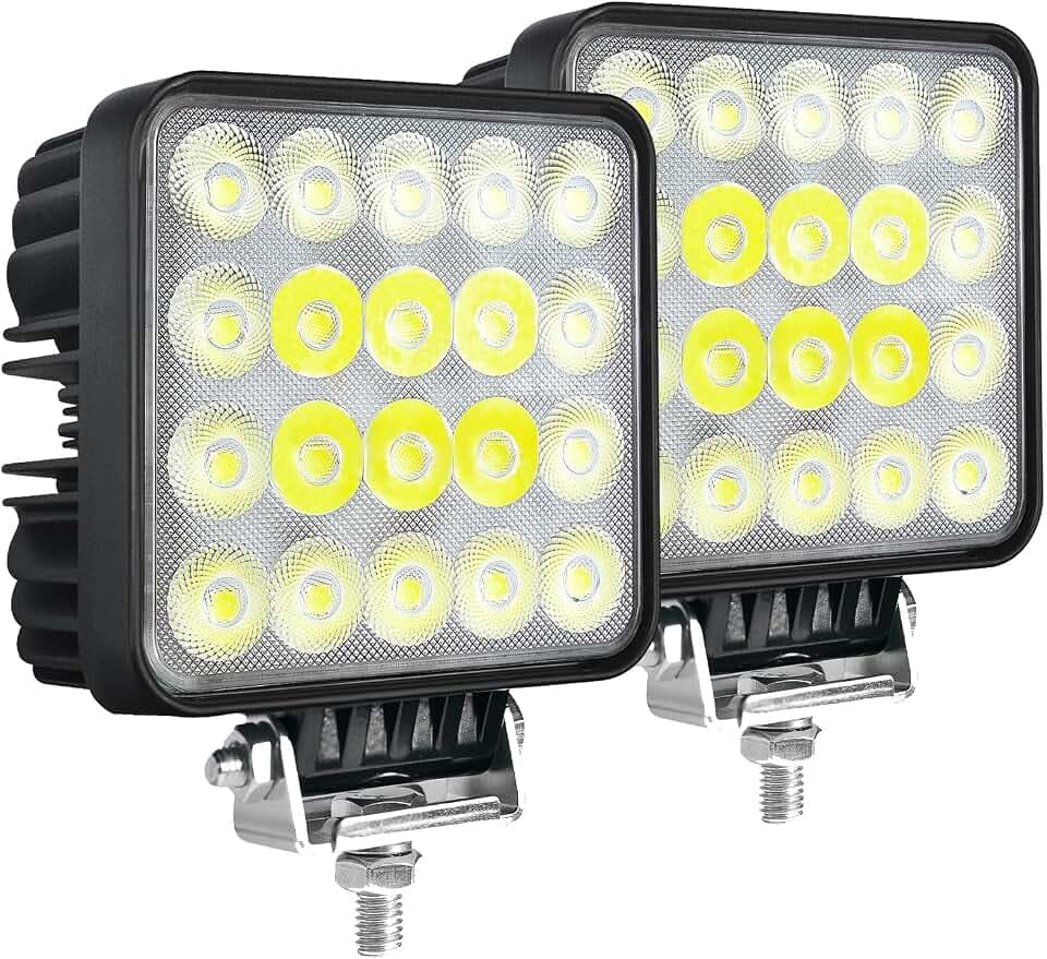 60W Heavy Duty 4x4 LED Truck Work Light Radiant 6000 Lumen