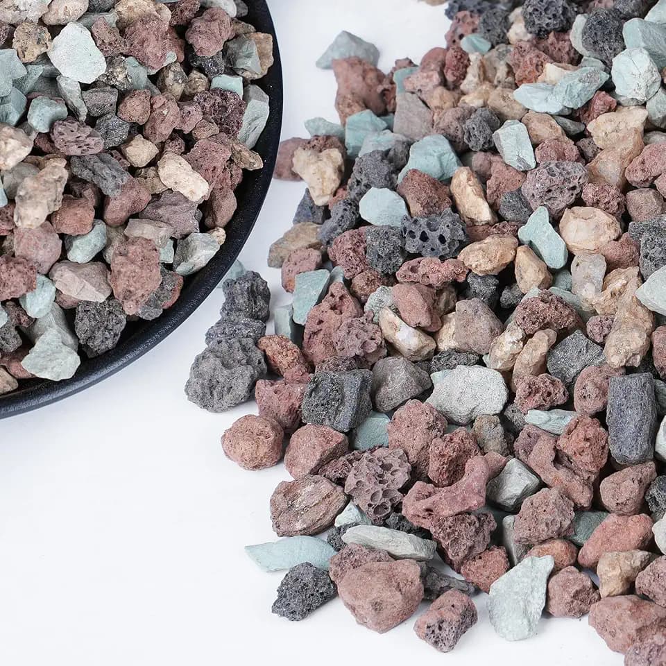 20lbs Horticultural Lava Rocks for Plants, 3/8 Inch Succulent Cactus Rocks