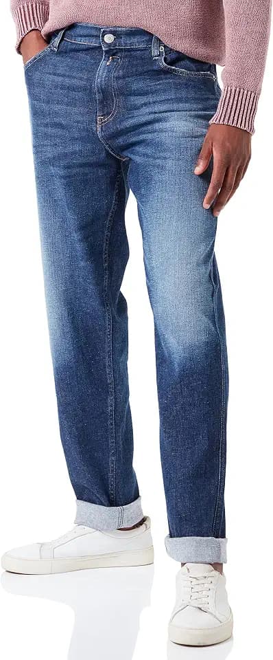Replay Herren Relaxed Tapered fit Jeans Sandot