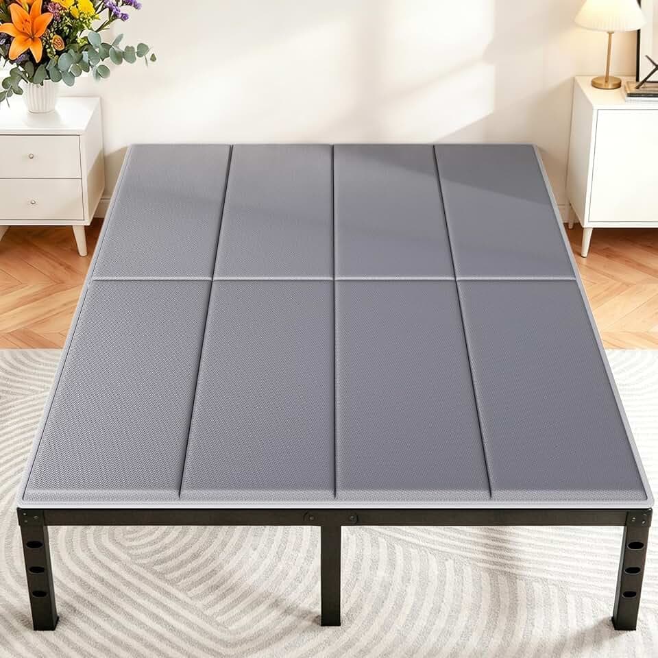 LAVEVE Heavy Duty Bunkie Board King Size 76'' x 80'', Anti-Slip Bed Slat