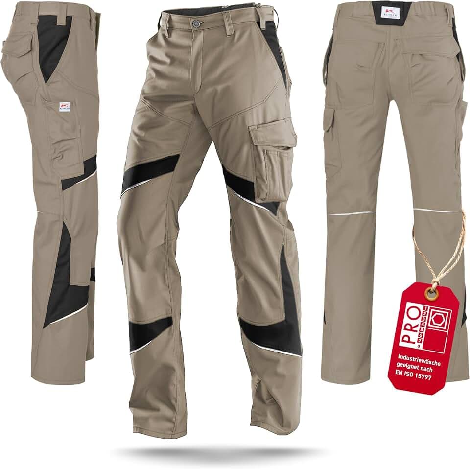 KÜBLER Workwear Bekleidung Damenbundhose schwarz/pink