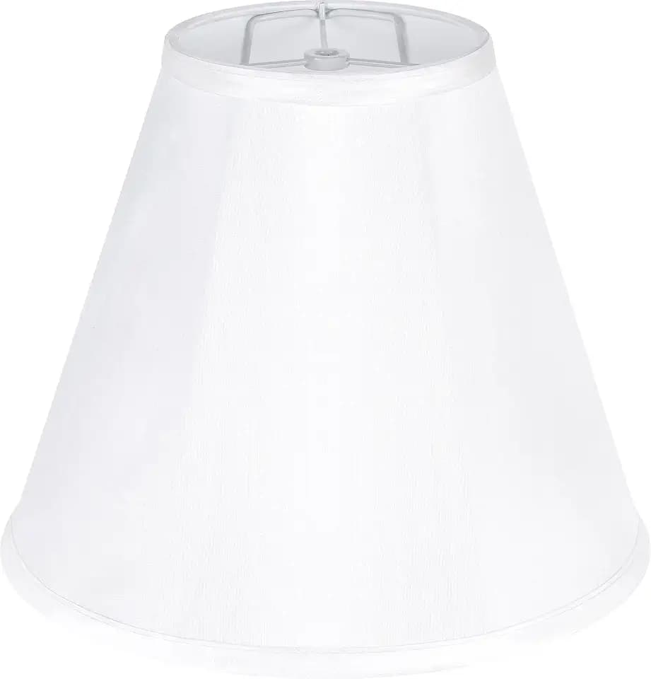 GO&SO White Bell Lamp Shade, Medium, 6"Top x 13"Bottom x 9.8"High
