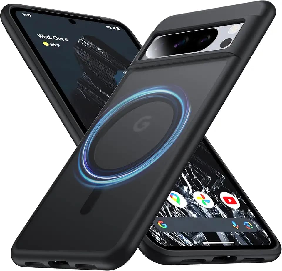 [NO.1 Magnetic for Google Pixel 8 Pro Case with MagSafe Matte Black