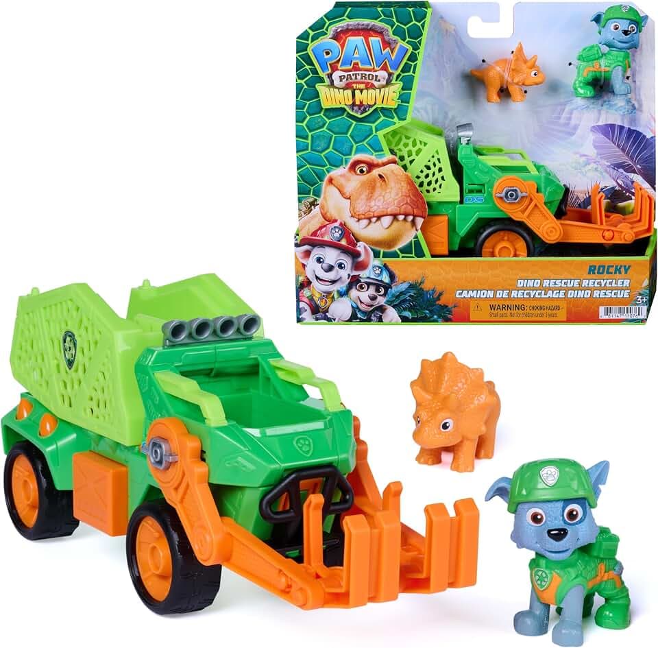 PAW PATROL Der Dino Film Rockys Dino-Rettungs-Recycler, ab 3 Jahren