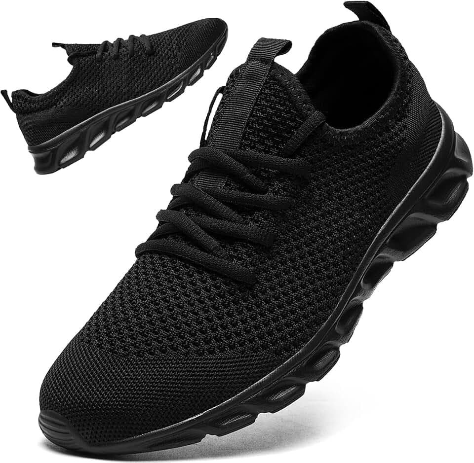 Linenghs Mens Running Shoes Tennis Gym Sneakers Fashion Sports Shoes