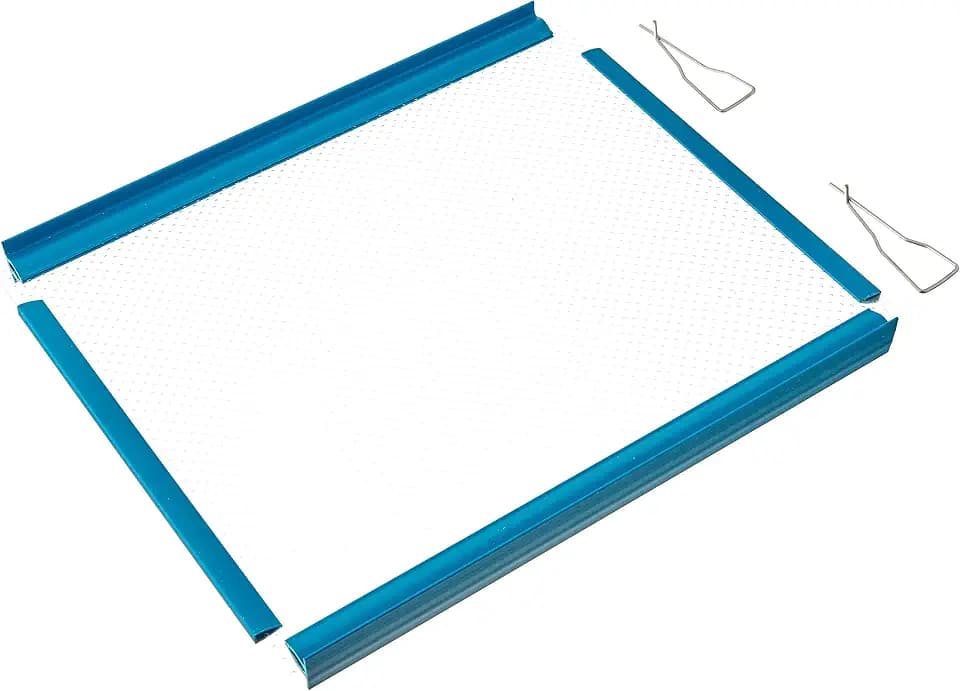 PENN-PLAX Fish Tank Divider – Clear, Perforated Polymer Screen – 11 3/8” x 9 5/8” – Medium – Great for 10 Gallon Aquariums