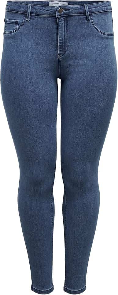 CARMAKOMA Female Skinny Jeans. Curvy CARThunder Push up reg Skinny Fit Jeans