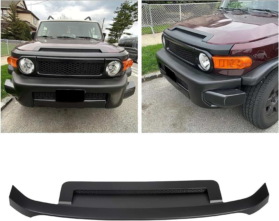 ECOTRIC Hood Molding Trim Compatible with 2007-2014 FJ Cruiser