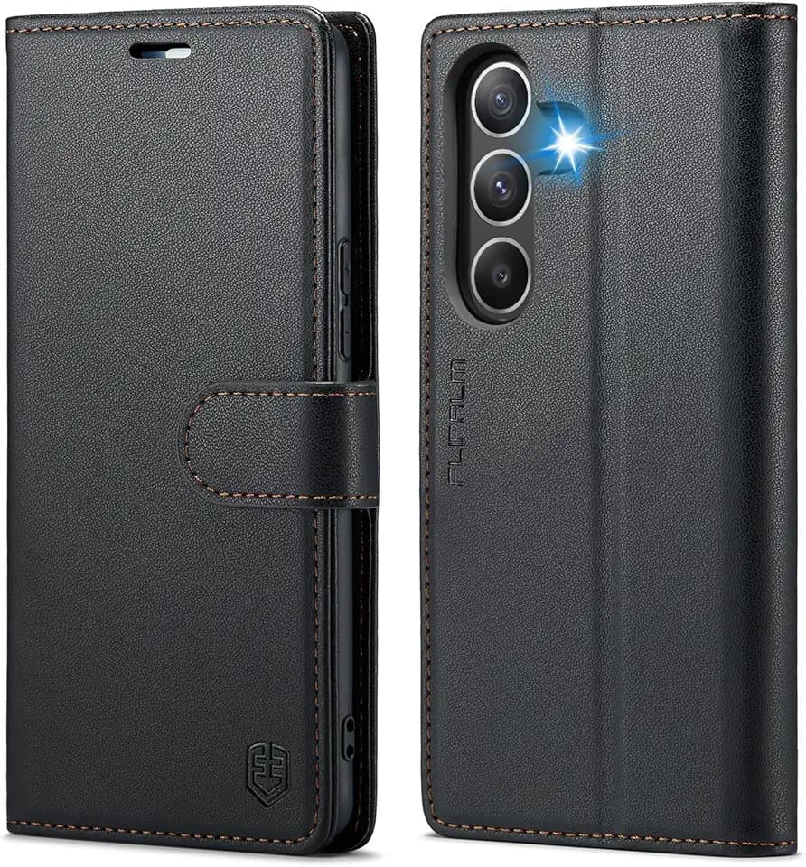 FLIPALM Wallet Case for Samsung Galaxy S26 Plus/S26+ 6.7", Black