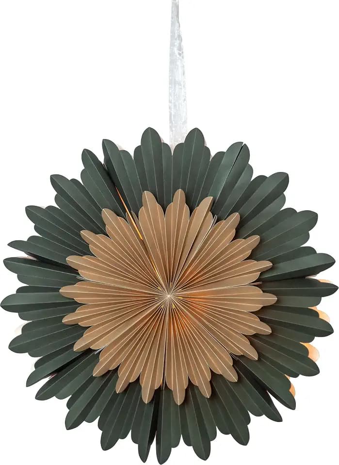 EGLO Weihnachtsstern für innen, Dekostern aus Papier zum Aufhängen