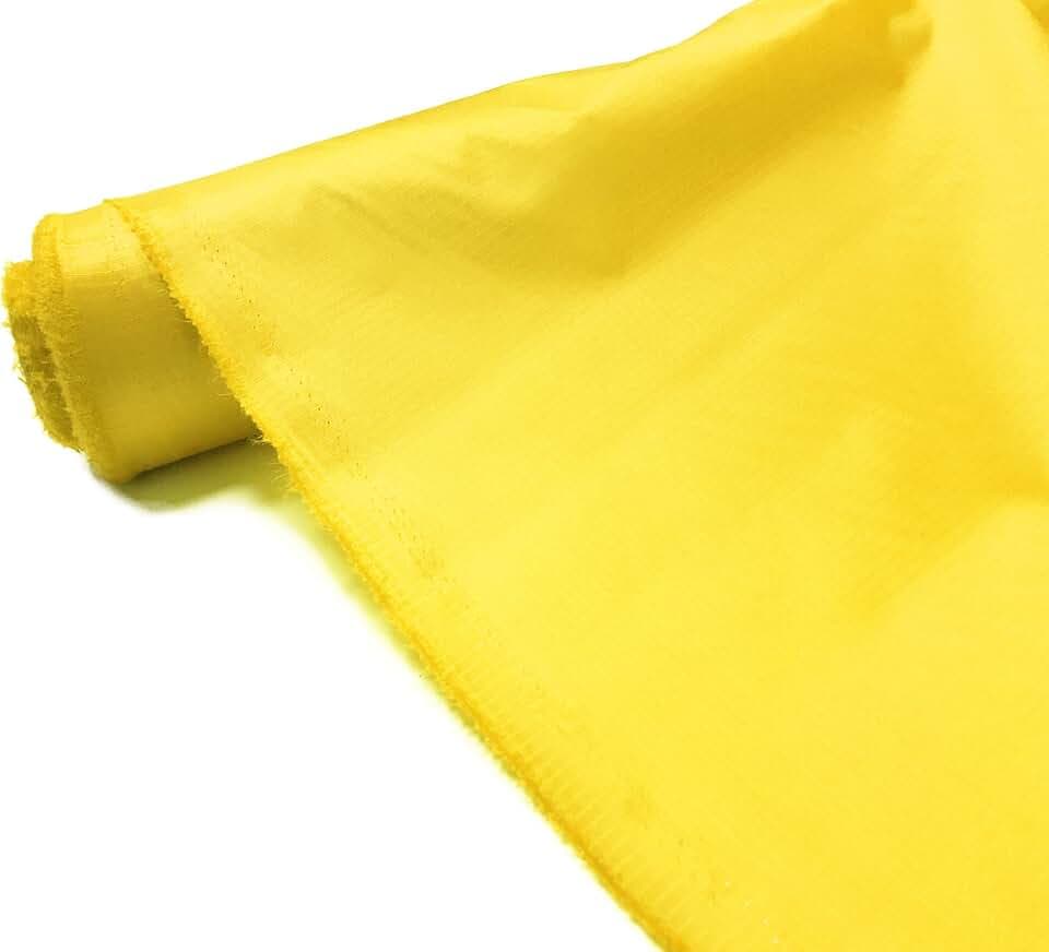 A-Express Ripstop Wasserdicht Stoff Material 3.8oz Draussen Abdeckung Zelt Kissen Gelb 2 Meters (200cm x 150cm)