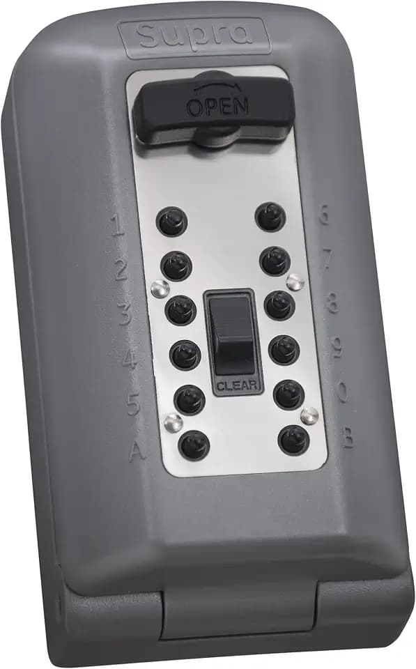 Kidde AccessPoint 002048 KeySafe Professional Security Key Box, with Alarm Sensor, Gray