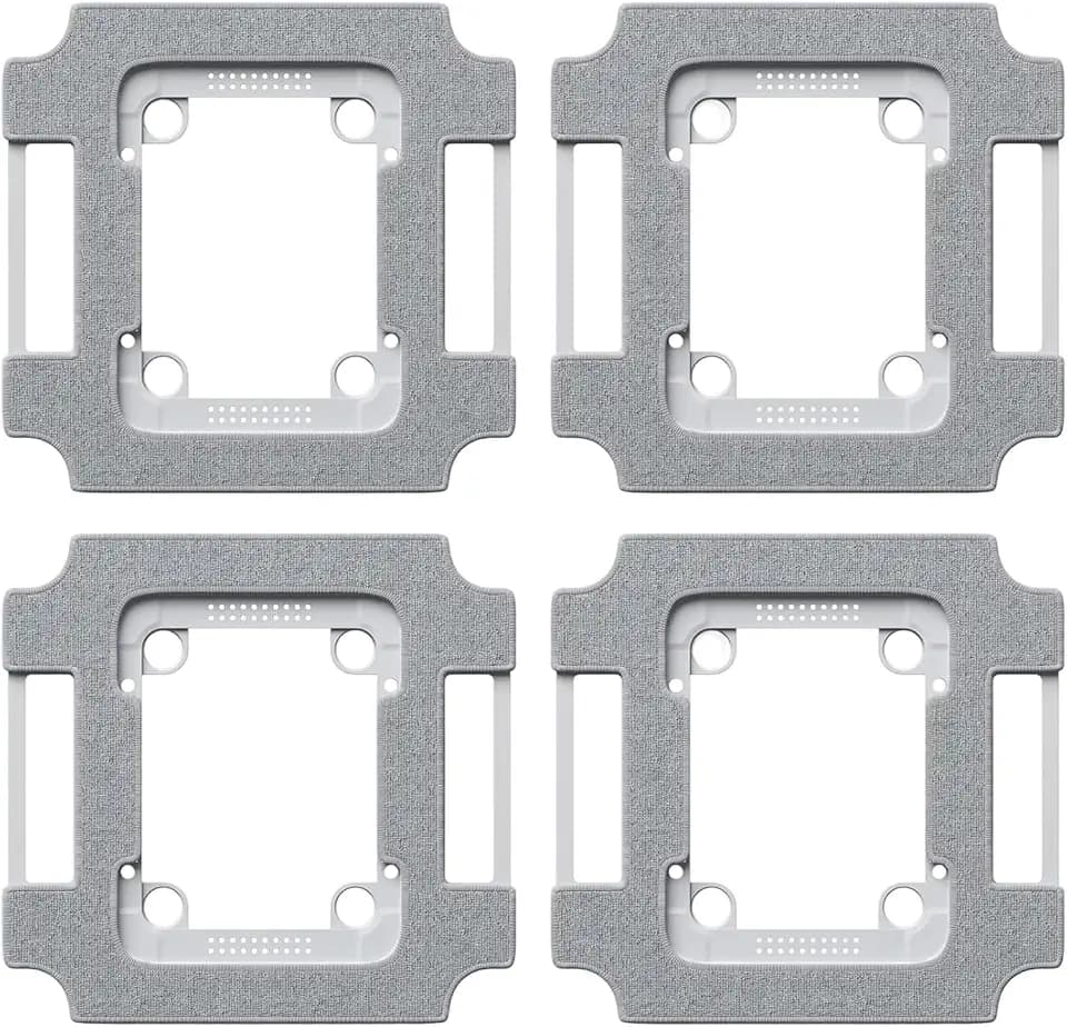 4 Stück W3 Omni Reinigungspad für ECOVACS WINBOT W3 Omni Fensterputzroboter