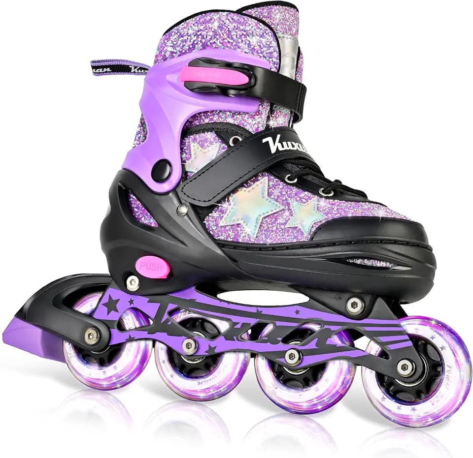 Kuxuan Adjustable Inline Skates for Girls and Women