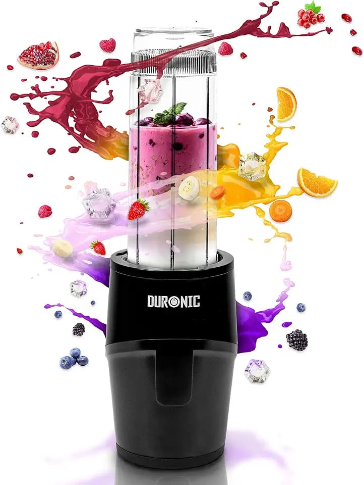 Duronic BL510 Mini-Standmixer, Mini Smoothie Maker, 500W Blender, Mixer