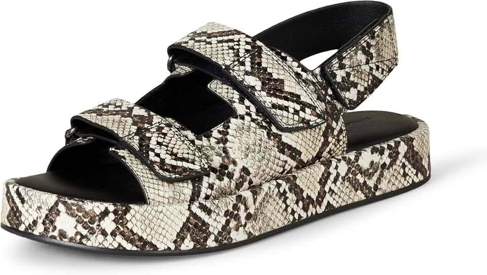 Amazon Essentials Women's Adjustable Triple Strap Platform Sandals