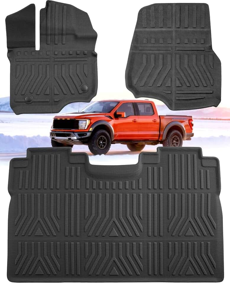 TAPTES Floor Mats for Ford F-150 2015-2026 SuperCrew