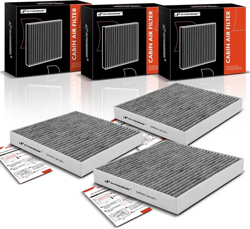 A-Premium Cabin Air Filter w/Activated Carbon Compatible with Hyundai, Kia