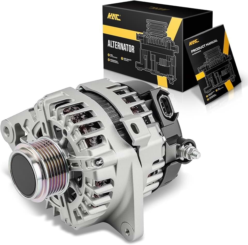 KAC 21001N Alternator Replacement for Hyundai Elantra,Kia Soul,Kia Seltos,Hyundai Kona,2017-20 Elantra 2.0L,2020-21 Soul 2.0L,2022 Soul,2018-2021 Kona 2.0L,2021-2022 Seltos 2.0L;150 Amp 21001,12 Volt