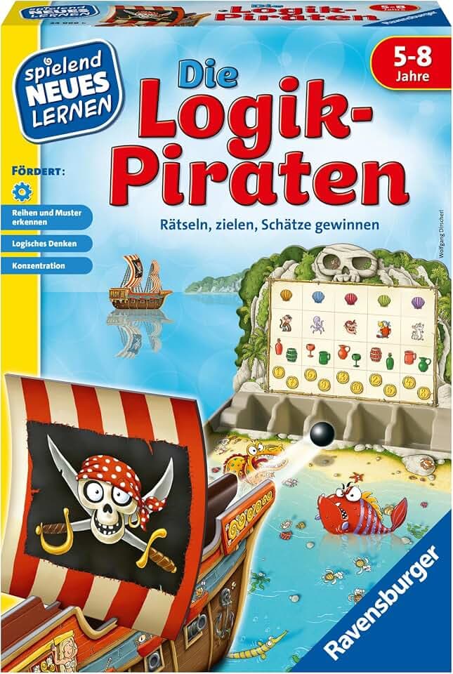 Ravensburger Kinderspiel Die Logik-Piraten - Lernspiel ab 5 Jahre