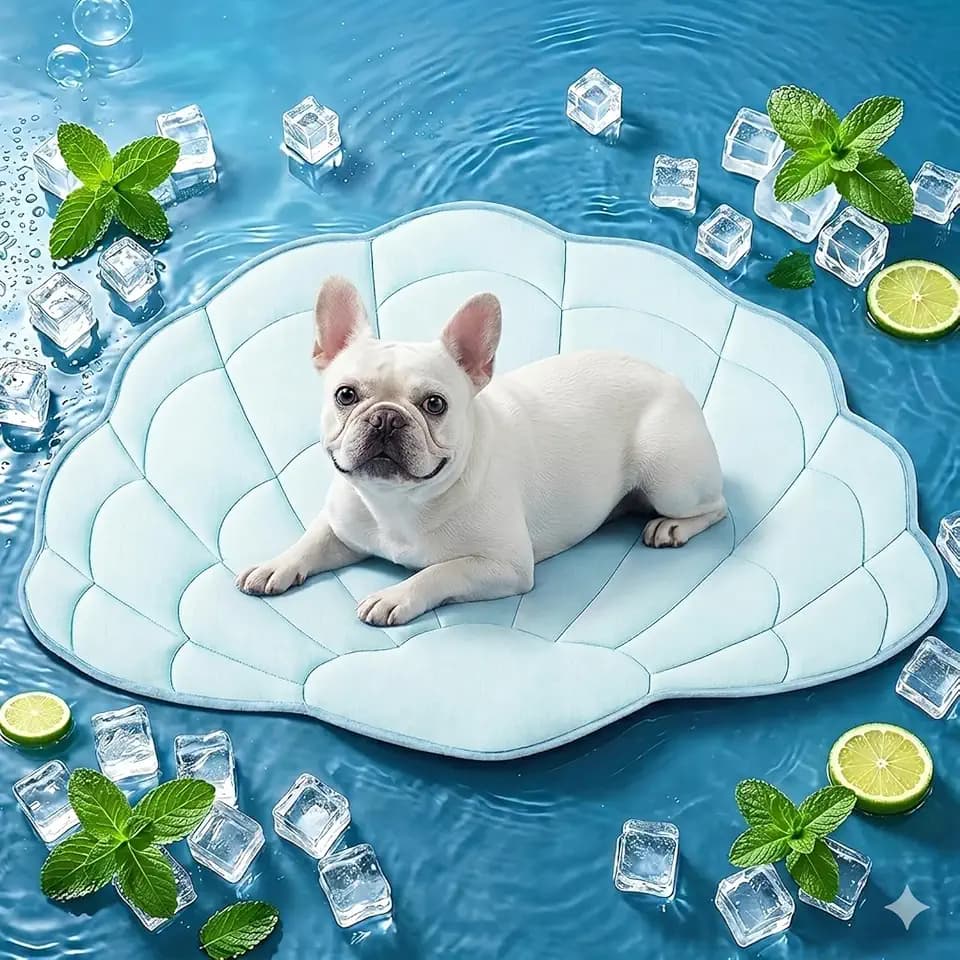 2.0 Self Cooling Mat for Dogs 36"x23" Reversible Dog Cooling Mat for Floor