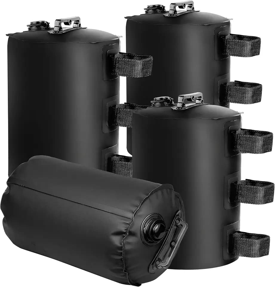 FRUITEAM Canopy Weights Set of 4, 88 LBS Water-Fillable Tent Weight Bags