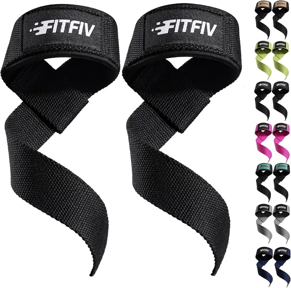 Lifting Straps for Weightlifting, Padded Wrist Straps for Gym