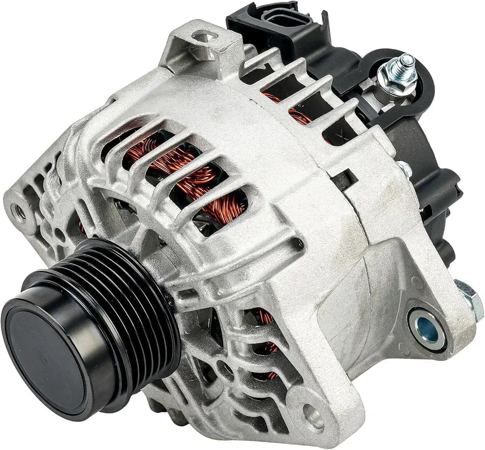 KAX New Alternator Fit for Kia Hyundai: 2012-2016 Soul 1.6L, 2014-2017 Rio, 2014-2016 Forte Koup/Forte5 1.6L (Valeo Unit） 110Amp 11609 373002B760 373002B760RU 2616559 208-794