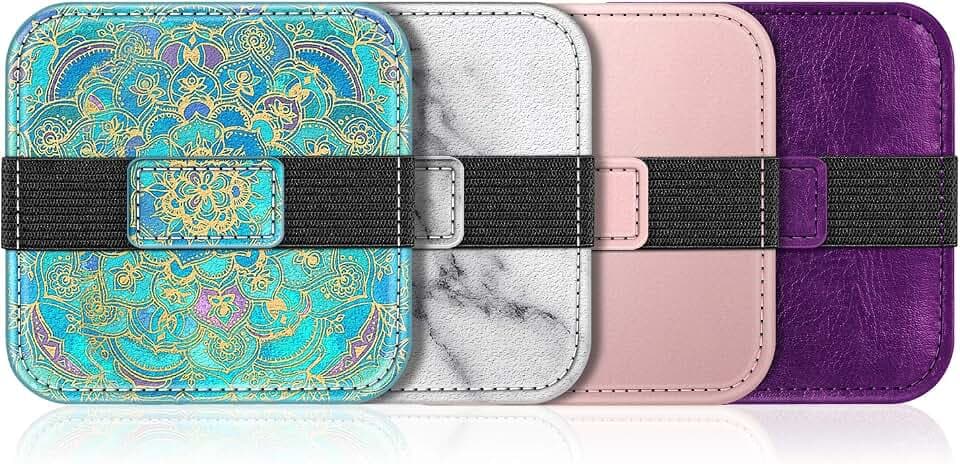 Fintie Bildschirmreiniger für iPad, iPhone, MacBook, Tablets, Laptop Touch-Screen Geräte, Handy, Tablet, Computer, Kamera, TV Bildschirm, 4 Stück (Jade/Marmor Weiß/Roségold/Lila)