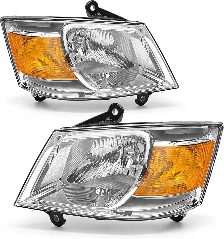 for 2008-2010 Dodge Grand Caravan Headlights Chrome