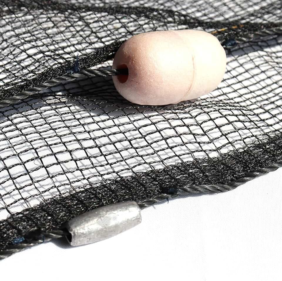 BasicGear Seine Net, 4-6ft x 5-50ft, Commercial and Recreational