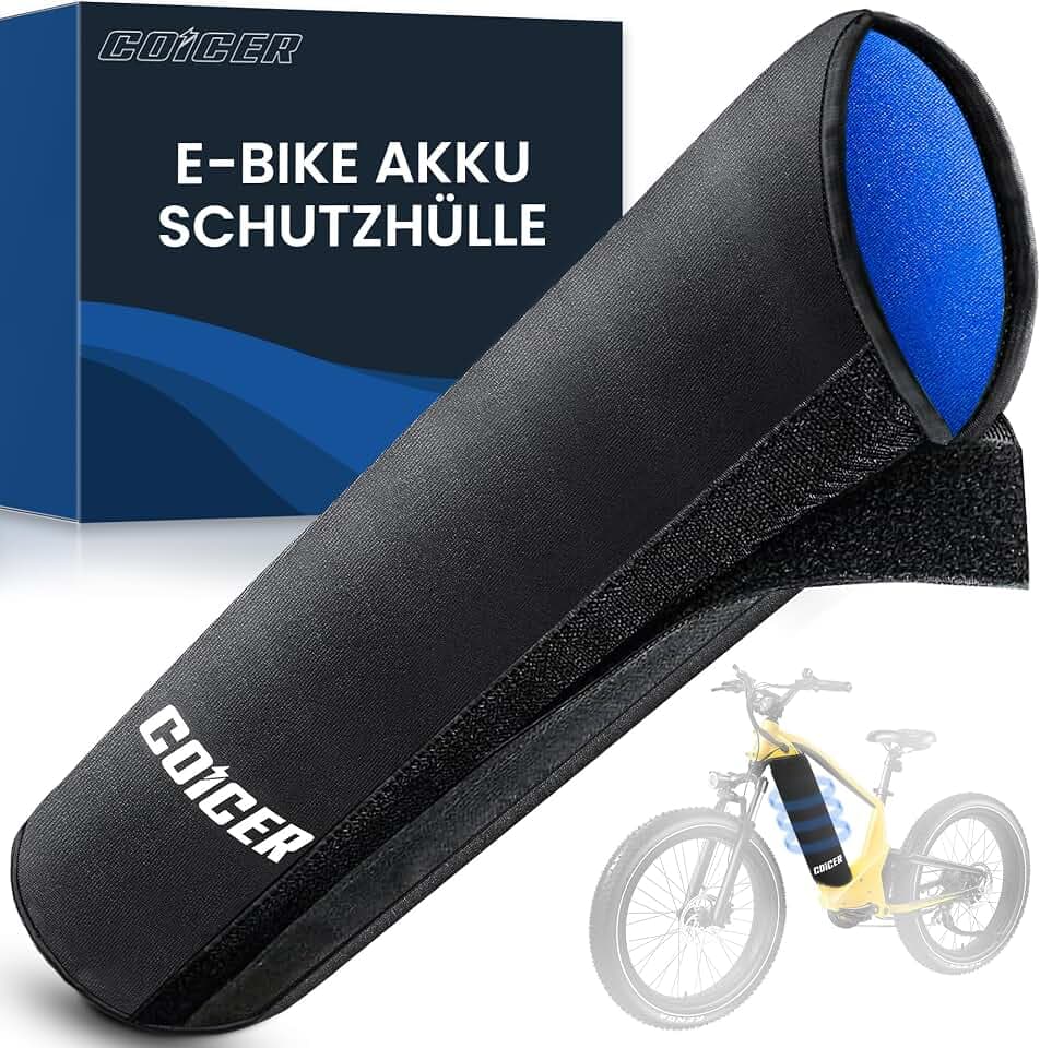 COICER E-Bike Akku Schutzhülle Transportschutz Schutz, Fahrrad Abdeckung