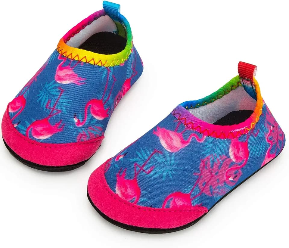 Baby Strandschuhe Schwimmschuhe Badeschuhe Wasserschuhe Schnelltrocknende Aquaschuhe rutschfest Barfuss Schuh für Kinder Beach Pool