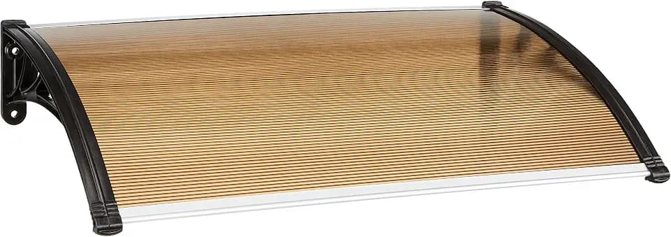 Blinky 96899-05 Vordach ABS bronziert, Waben, 60 x 00 cm, seitliche Halterungen aus schwarzem ABS