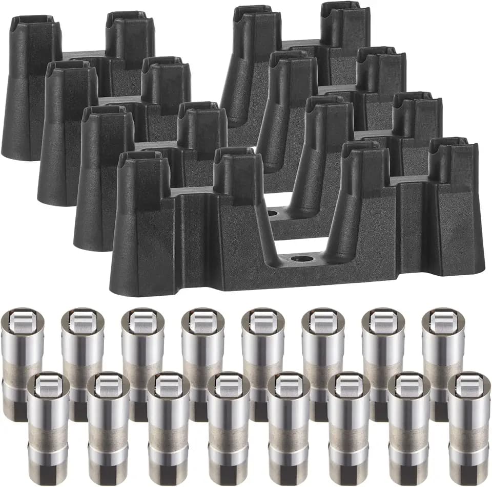 BBTO Compatible with Delphi Ls7 Lifters Set of 16 with Guide Trays Compatible with Ls Engines fits Ls1 Ls2 Ls3 Ls6 Lq4 Lq9 Ly5 Ly6 Lm7 4.8 5.3 5.7 6.0 6.2, 12499225, 25341990