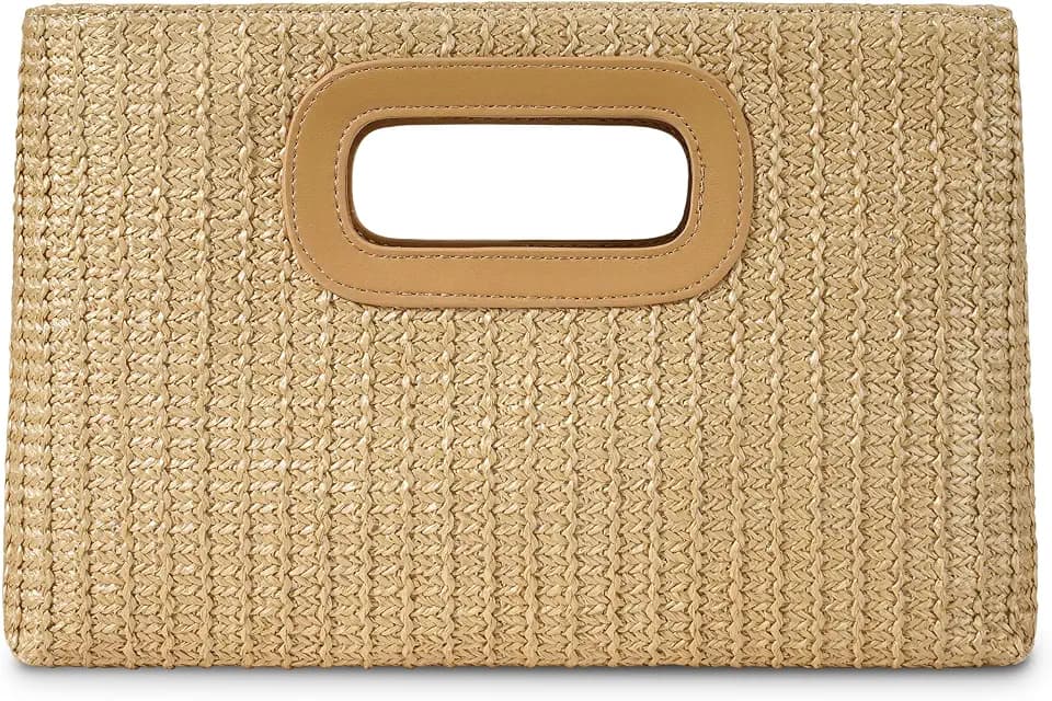 Top Handle Clutch Handbags for Women, Evening Handbag Shoulder Crossbody Purse with Gold Chain