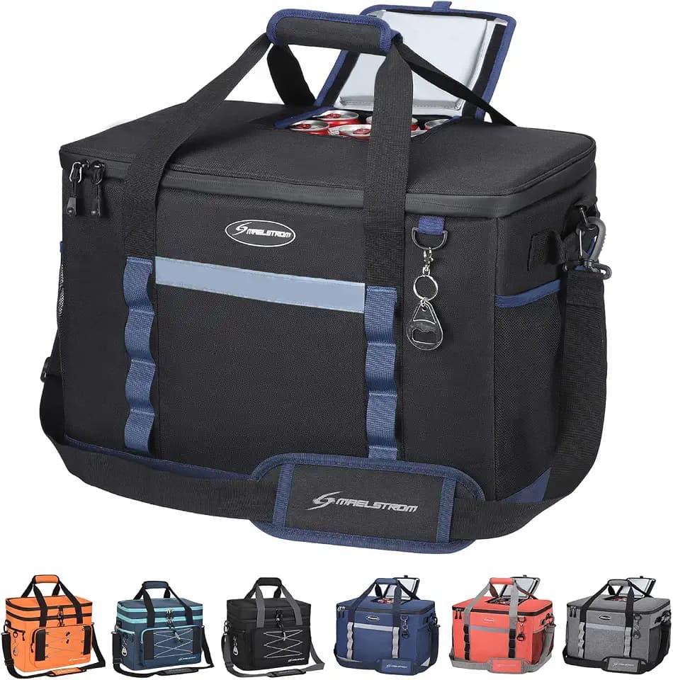Maelstrom Soft Cooler Bag, 35/55/75 Can Beach Cooler with Flip-top Access