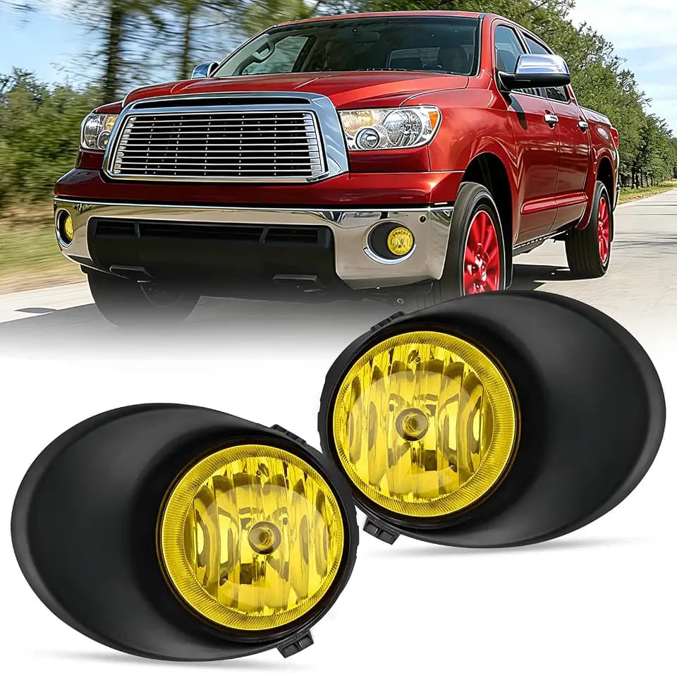 Nilight Fog Light Assembly Compatible with 2007-2013 Toyota Tundra