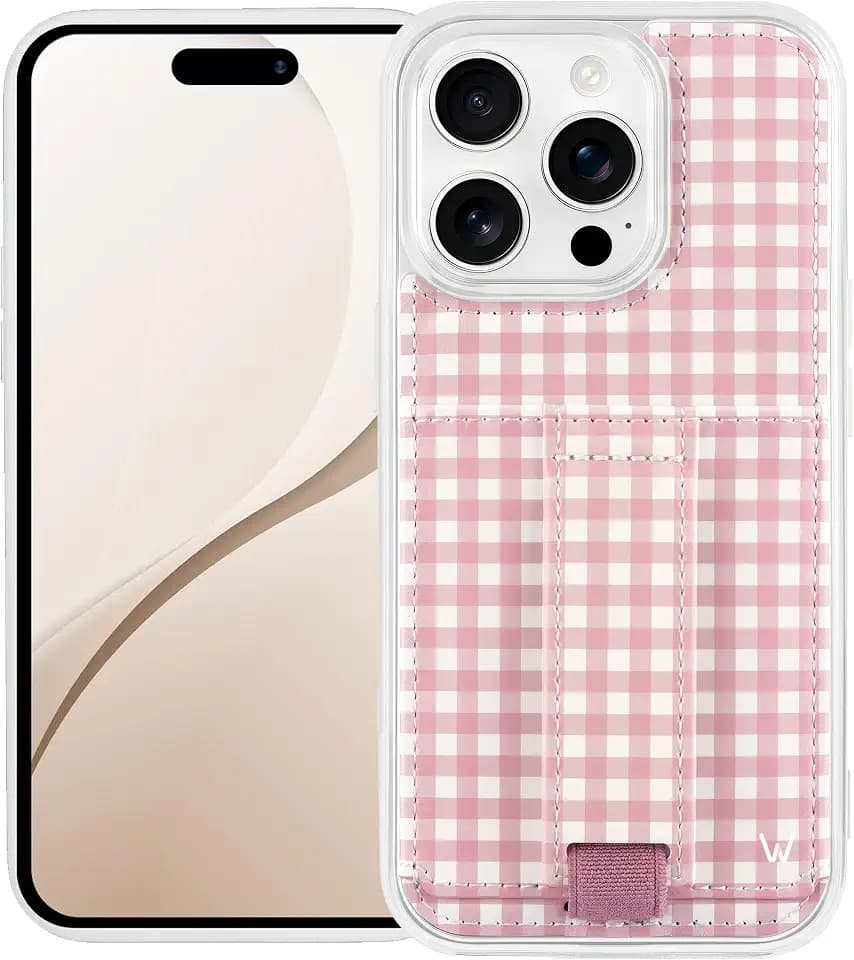 Walli Cases Wallet Phone Case for iPhone 14 Pro Max, Card Holder Kickstand