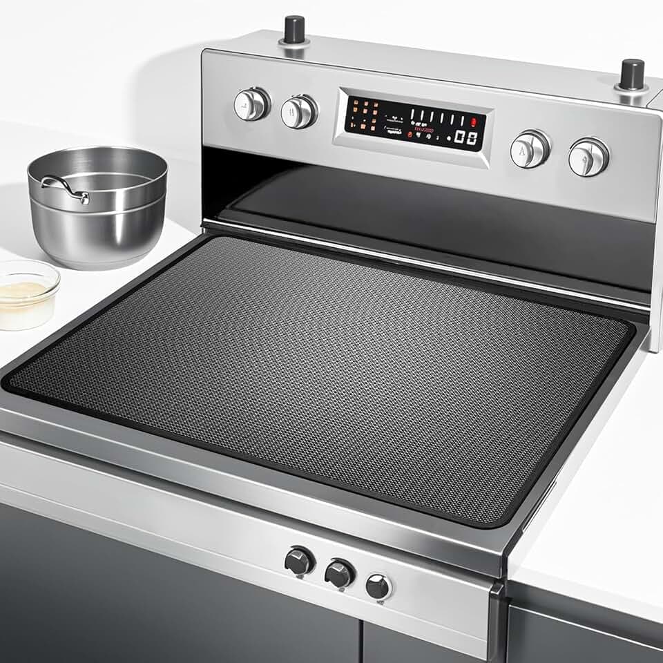 Stove Top Covers for Electric Stove 30x20, Glass Cooktop Mat