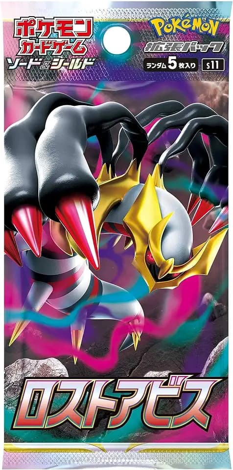 (1 Pack) Pokemon Card Game Japanese Lost Abyss S11 Booster Pack (5 Cards Per Pack)