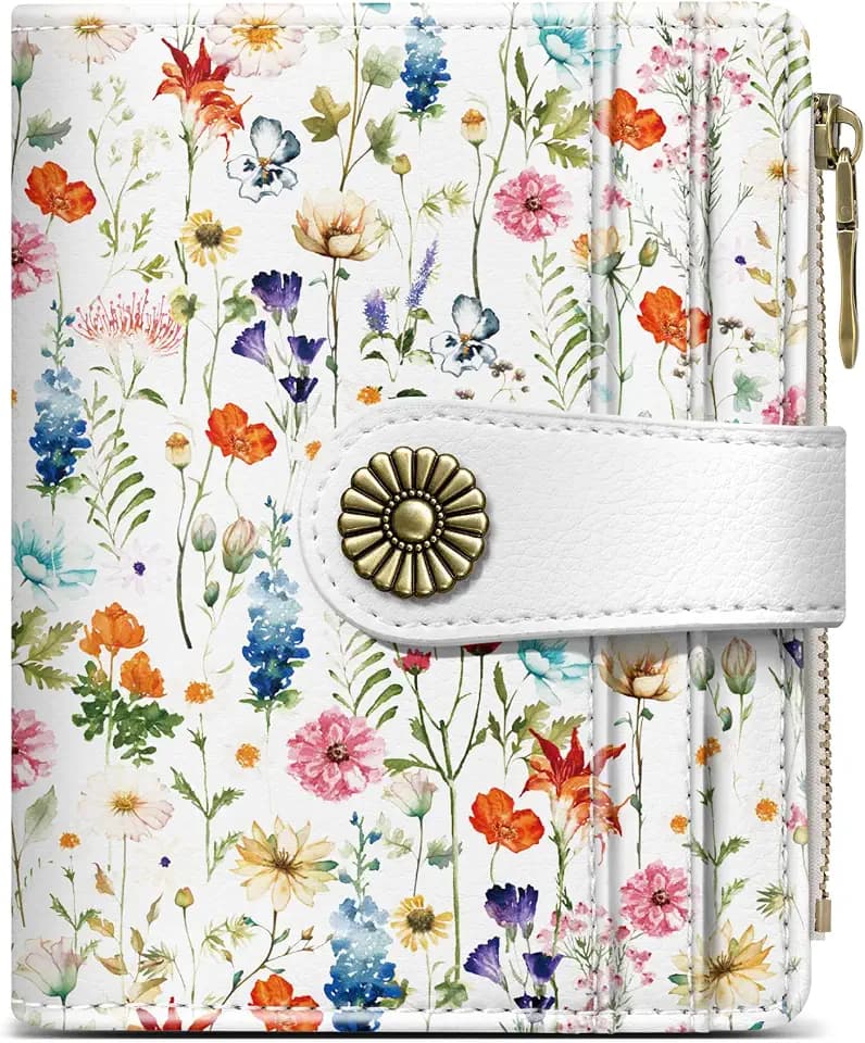 Small Wallet for Women, Cute RFID Blocking Bifold Card Holder Wallet